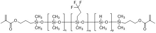 Propyl-terminated dimethylsiloxane-trifluoropropyl (methyl)s